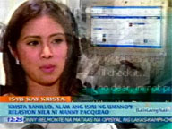 QTV: Krista Ranillo speaks up on rumored affair with Pacquiao