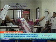  QTV:  Unknown presidential aspirants file COCs at Comelec