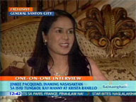 <b>QTV:</b> Jinkee admits being hurt by rumored Manny-Krista affair
