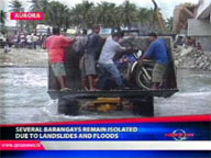  QTV:  Several villages remain isolated due to landslides and floods