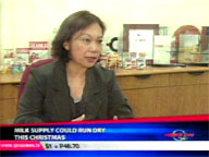   QTV:   Milk supply could run dry this Christmas