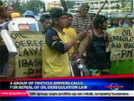  QTV:  Tricycle drivers call for repeal of Oil Deregulation Law
