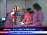<b>QTV: </b>Christmas a peak season for liposuction