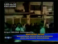  Saksi:  Voters irked by stalled voters registration