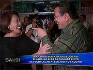  Saksi:  Erap not upset by Ai-Ai's appearance in Noynoy pol ad