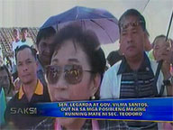 <b>Saksi: </b>Loren and Vilma now ruled out as Gibo VP mates