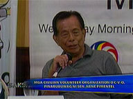  Saksi:  Sen. Pimentel wants CVO militia dismantled