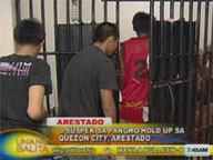 3 robbery suspects fall in Quezon City