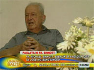 Fr. Sinnott to return to Pagadian City in a week's time