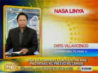 Interview with Flying V's Chito Villavicencio on oil price increase