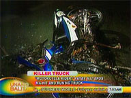 Man on motorcycle dies after being hit by truck in Manila