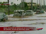 'Santi' causes power outages, floods in Laguna