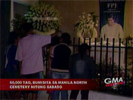 Thousands flock to Manila North Cemetery on Saturday