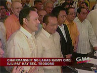Teodoro takes over as Lakas-Kampi-CMD chairmanship