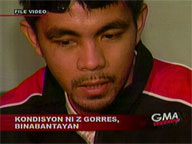 RP boxer Z Gorres' condition under tight watch