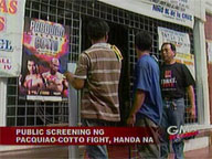 Public screening of Pacquiao-Cotto fight already set