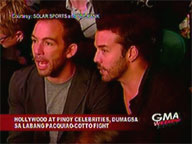 Local and foreign celebrities flock MGM Grand for Pacquiao-Cotto bout