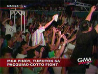 Filipinos from all walks of life watch Pacquiao-Cotto bout