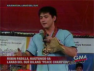 Robin Padilla goes to Lanao Sur as 'peace champion'