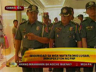 PNP inspects security in crowded places
