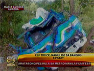 8 killed after Elf truck falls into Aurora ravine