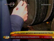 Man killed after being hit by truck in Caloocan