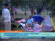  QTV:  Some Pinoys celebrate Christmas at Luneta