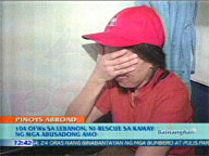  QTV:  104 OFWs rescued from abusive employers in Lebanon