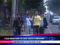 <b>QTV: </b>Cold weather to last until February