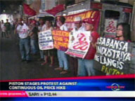  QTV:  Transport group stages protest vs oil price hikes