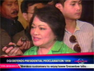  QTV:  DOJ defends Proclamation 1959 declaring martial law