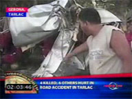 <b>QTV: </b>4 killed, 6 others hurt in road accident in Tarlac