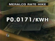   Saksi:   Meralco to hike power rates this December