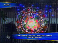   Saksi:   Pinoy 'parols' are top Xmas decor at the US Embassy