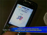 <b>Saksi: </b>GMA Network voter ed jingle, ringtone version, now out