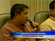   Saksi:   Acting ARMM Gov. Ansaruddin Adiong vows regionwide reforms