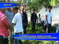 <b> Saksi: </b> Army troops capture a Basilan jail escapee
