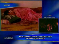 <b>saksi: </b>Various diseases spreading among Mayon evacuees