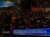 <b>Saksi: </b>Thousands of fans await GMA Network's new year countdown special