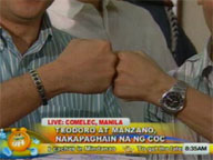 Teodoro, Manzano file COCs at Comelec