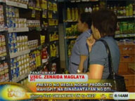 DTI tight watch on prices of media noche products