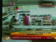 Robbery inside convenience store in Dagupan caught on CCTV