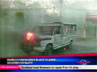 <b>QTV: </b>Mu&ntilde;oz fireworks blast claims second fatality