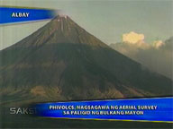  Saksi:  Phivolcs conducts aerial survey over Mayon volcano