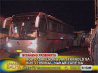 Stranded bus passengers finally get to travel