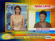 Fejodap president Zeny Maranan on provisional fare hike