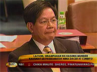 Double murder raps filed vs Lacson over Dacer-Corbito case