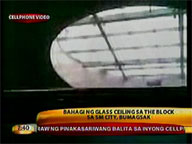 Portion of glass ceiling collapses at The Block, SM City