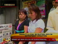 Alleged illegal recruiters fall in entrapment operation