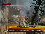 Air Force plane crashes into subdivision; 9 dead